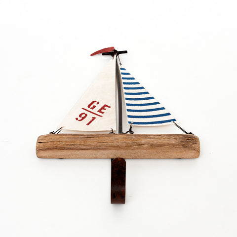 Sail-Boat shaped Coat Hook by Batela