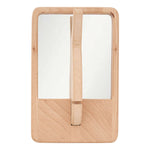 Driftwood Oblong Mirror with Fish Hook by Batela