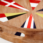 Nautical flags Round Tray by Batela