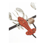 Wooden and Metal Lobster Coat Rack