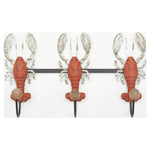Wooden and Metal Lobster Coat Rack