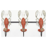 Wooden and Metal Lobster Coat Rack