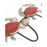 Wooden and Metal Crabs Coat Rack