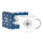 Boxed Compass Rose Mug