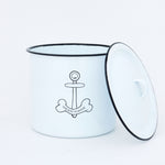 Enamel Pet Treat Cannister by Batela