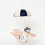 Swimmer - Lady with Parachute Blue/White by Batela