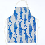 Apron - Blue Sardines Design by Batela