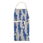 Apron - Blue Sardines Design by Batela