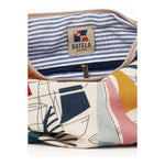 Cotton Canvas Shoulder Bag - Sailboats