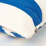 Cushion - White/Blue Stripes by Batela