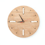 Wood with Rope detail Wall Clock by Batela