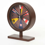 Desk Clock - Nautical Wooden Face by Batela