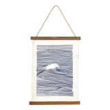 Canvas Wall Hanging - Ocean Waves by Batela