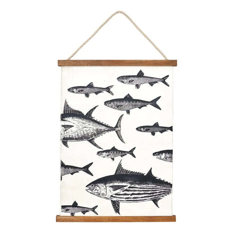 Canvas Wall Hanging - Tuna Fish by Batela