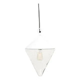 White Conical Buoy-Shaped Hanging Light by Batela