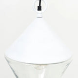 White Conical Buoy-Shaped Hanging Light by Batela