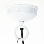 White Conical Buoy-Shaped Hanging Light by Batela