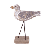 Bird With Wooden Base Ornament by Batela