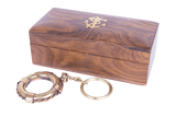 Lifebelt Key Ring with Wooden Box by Batela
