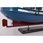 Large Tuna Fishing Boat in Blue - Model Boat by Batela