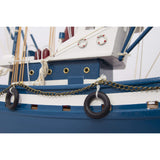 Large Tuna Fishing Boat in Blue - Model Boat by Batela