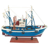 Large Tuna Fishing Boat in Blue - Model Boat by Batela