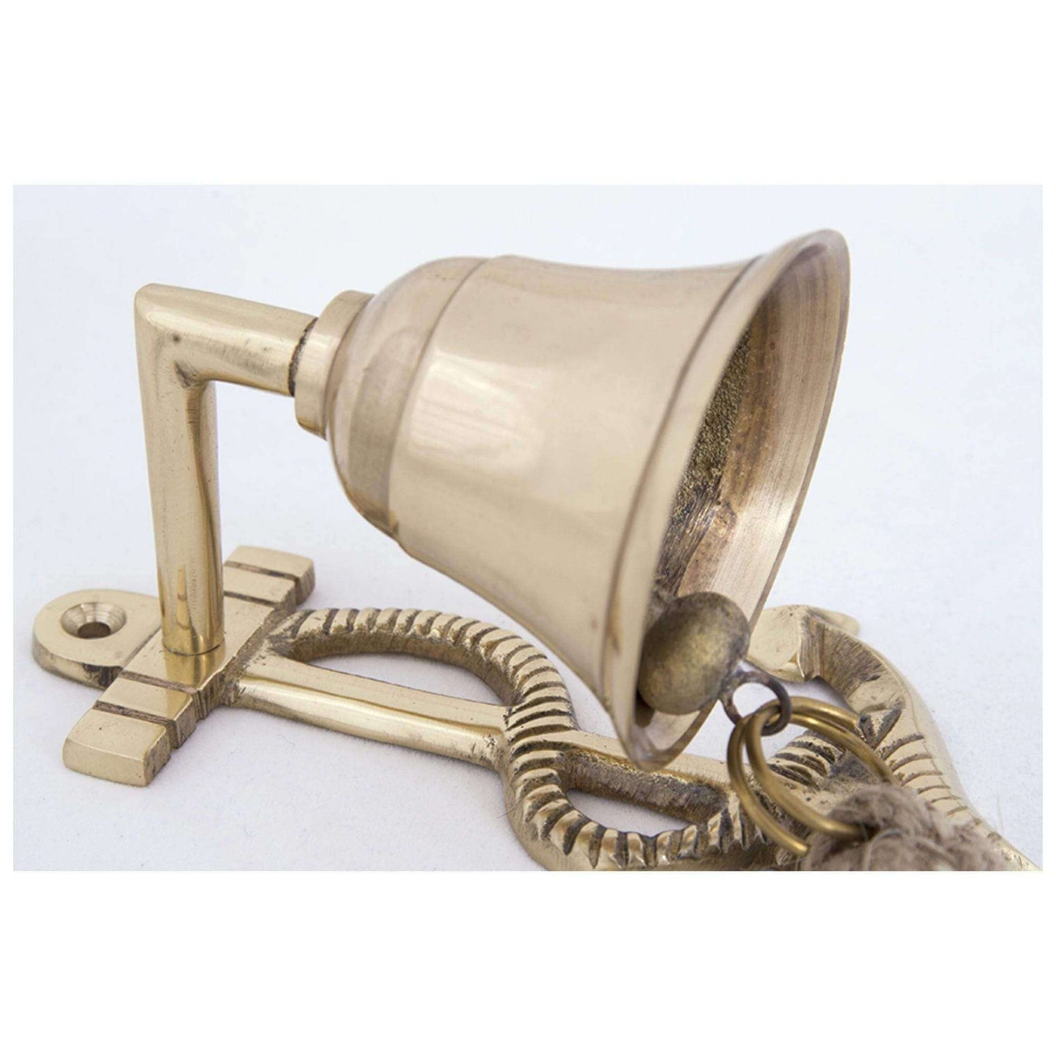 Bell with Anchor Wall Mounting and Rope Ringer Home Decoration Batela Giftware