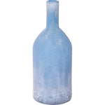 Frosted Ultra Marine Glass Bottle by Batela
