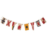 Vintage Nautical Signal Flags Bunting - Large by Batela