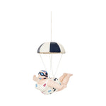 Swimmer - Lady with Parachute Blue/White by Batela