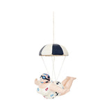 Swimmer - Lady with Parachute Blue/White by Batela